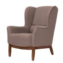 Ver imagem 4 de Poltrona Dekorien Milena Linho Avelã Alto Acabamento