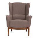 Ver imagem 3 de Poltrona Dekorien Milena Linho Avelã Alto Acabamento