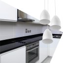 Ver imagem 2 de Pendente Vegas Aluminio Triplo Branco sala cozinha quarto
