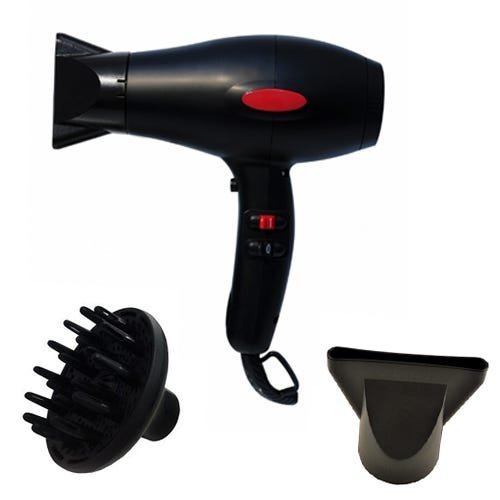 Secador De Cabelo 2100w Britânia Profissional Difusor Cachos Cor Preto  Voltagem 110v