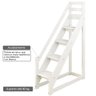 Kit Escada Lateral para Beliche Teen Play - Maior Segurança - Madeira Maciça - Branco - 3