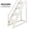 Kit Escada Lateral para Beliche Teen Play - Maior Segurança - Madeira Maciça - Branco - 2
