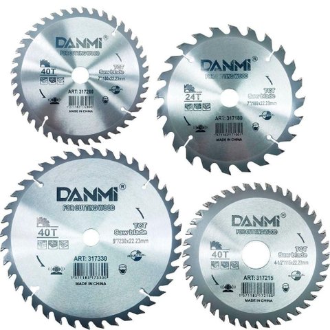 Kit 4 Lamina Disco de Corte Prata Circular 115/180/180/230mm