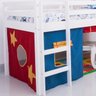 Cama com Escorregador Infantil com Telhado - Multi Cores – Casatema - 4