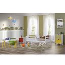 Ver imagem 1 de Mini Cama Infantil Prime Com Grade Em Madeira Maciça/Mdf - Laca Branco Casatema