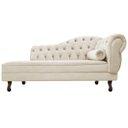 Ver imagem 5 de Kit Diva Recamier Diana 160cm Lado Esquerdo e 02 Poltronas Classic Suede Bege - ADJ Decor