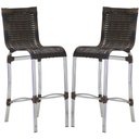 Ver imagem 2 de Conjunto de 6 Banquetas Jl em Alumínio para Balcão, Cozinha, Edícula - Argila