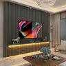 Painel Ripado Para Sala TV Até 85 Polegadas Com LED Grafite Notável Shop JM - 1