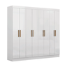 Guarda Roupas Casal 8 Portas 4 Gavetas Prime Branco Maxel - 1