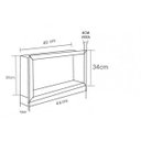 Ver imagem 2 de Nicho Para Banheiro Em Granito Preto São Gabriel 30x40