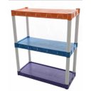 Ver imagem 1 de Estante Plastica Modular Colorida Com 3 Prateleiras