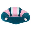 Ver imagem 1 de Sofá almofada senta bebê poltrona pelúcia rosa e verde baby