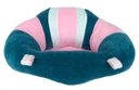 Ver imagem 1 de Sofá almofada senta bebê poltrona pelúcia rosa e verde baby
