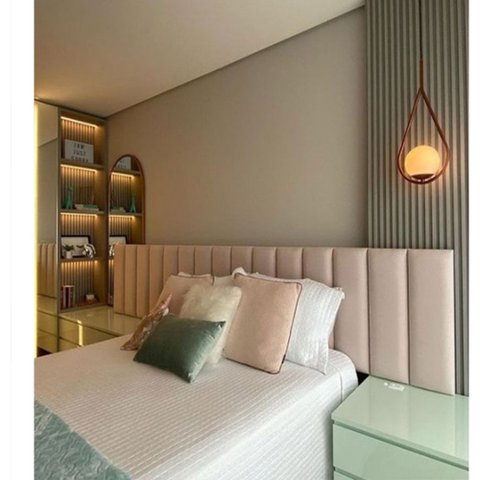 Cabeceiras de Cama Box Casal King Modulada Estofada 2,00mx60cm