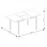 Mesa de Jantar Extensível 1541 Carraro - 4