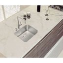 Ver imagem 2 de Cuba de Embutir Dora Aço Inox Acetinado C/ Válvula 4.1/2 40,0x34,0x18,5 - Tramontina