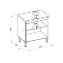 Ver imagem 3 de Balcao Allure 0,8m com Tampo Linea Brasil