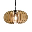 Ver imagem 1 de Lustre Luminária Pendente de Madeira MDF Mod. Sophia PQ Reto