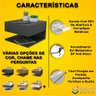 Mesa de Cabeceira com Gaveta e Prateleira Preto - 2
