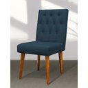 Ver imagem 3 de Kit 4 Cadeiras de Jantar Gabi Suede Azul Marinho Suede Azul-marinho