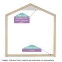 Ver imagem 2 de Moldura de Parede Casinha Graciosa em Madeira/MDF - Casatema