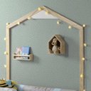 Ver imagem 1 de Moldura de Parede Casinha Graciosa em Madeira/MDF - Casatema