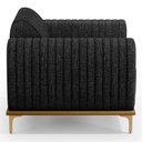 Ver mais imagens de Poltrona Decorativa Base Gold Molino D06 Linho D-465 Chumbo - Mpozenato