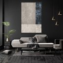 Ver imagem 1 de Quadro Decorativo Vertical Abstrato Texturas com Moldura e Sem Vidro 80X120