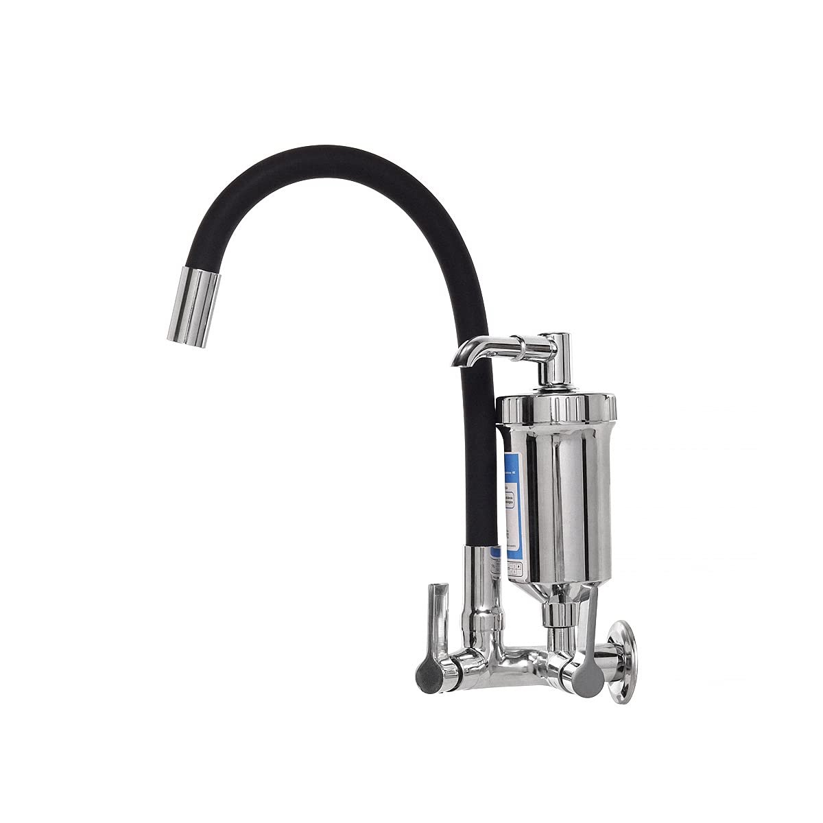 Torneira Filtro Gourmet Flexível Cozinha Parede Collor Preto - 2