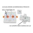 Ver imagem 5 de Painel Plafon LED Quadrado 32W 4000K Bivolt 22x22cm Sala Quarto Corredor