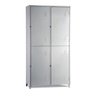 Armário Roupeiro de Aço Insalubre com 4 Portas Vestiário com Divisórias Nr 18/24 Locker - 3