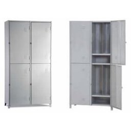 Armário Roupeiro de Aço Insalubre com 4 Portas Vestiário com Divisórias Nr 18/24 Locker - 1