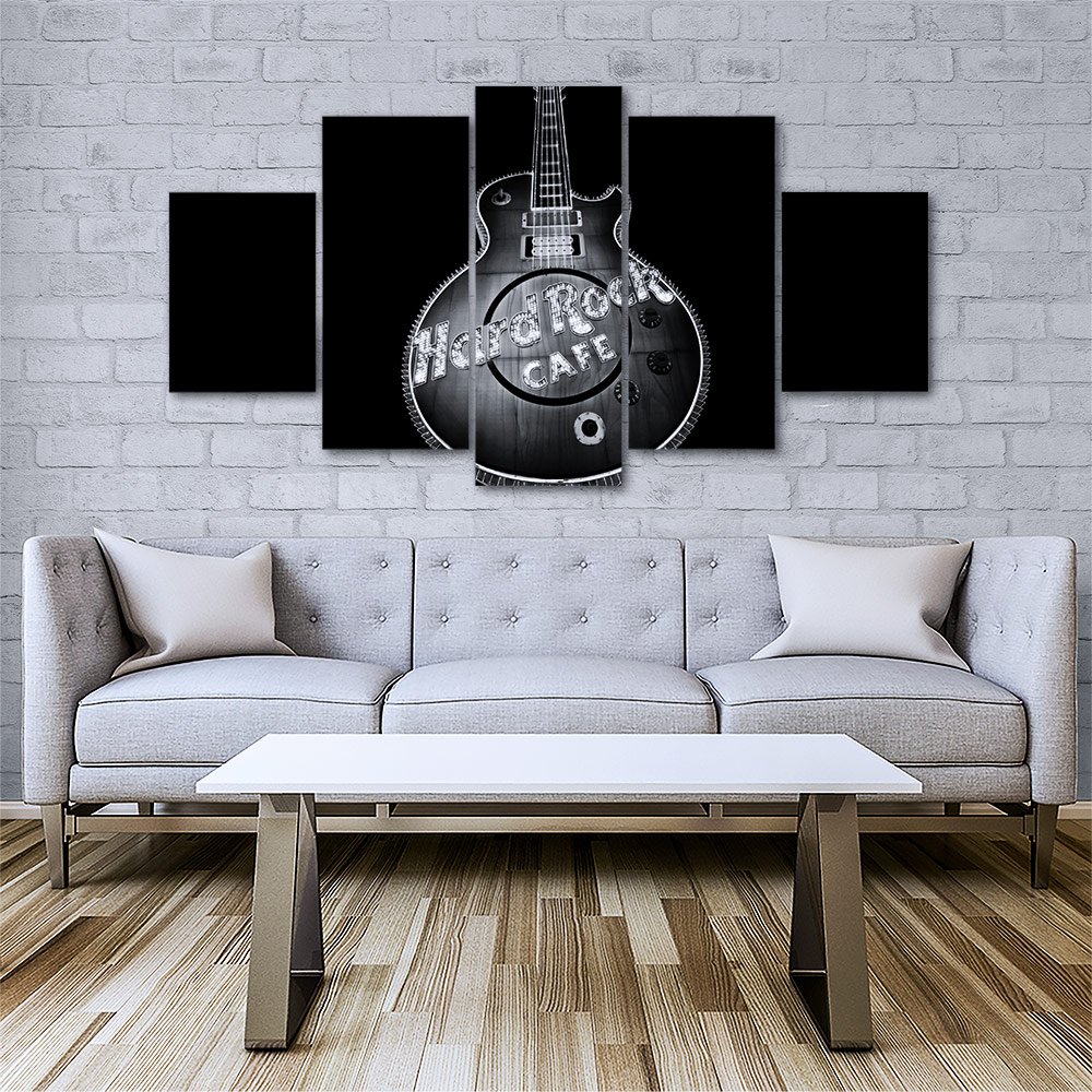 Quadro Decorativo em Mosaico MDF Hard Rock Guitar 115x60cm - 2