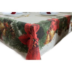 Toalha de Mesa Desenhos de Natal 1,60 X 1,60 - 4 Lugares - 2