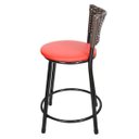 Ver imagem 4 de Kit 3 Banquetas Baixa Hawai Café - Assento Vermelho