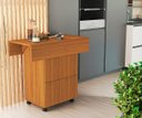 Ver imagem 4 de Mesa Dobravel Retangular 4 Banquetas Annie Moderna Basoto