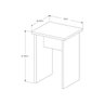 Mesa Dobravel Retangular 4 Banquetas Annie Moderna Basoto - 6