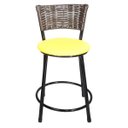 Ver imagem 2 de Banqueta Baixa Hawai Café - Assento Amarelo