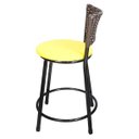 Ver imagem 3 de Banqueta Baixa Hawai Café - Assento Amarelo