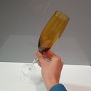 Ver imagem 5 de Jogo 2 Peças Taça de Vidro 230ml Âmbar 26x6x6cm Vinho Água Espumante Champagne