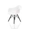 Cadeira Charles Eames com Braço Branca All Black - 1