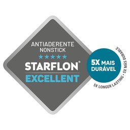Jogo de Panelas 5 Peças Sicília Antiaderente Starflon Avelã Tramontina 20499615 - 5