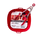 Ver imagem 2 de Kit 3 Peças Forro para Air Fryer Quadrada 21cm ,Pinça de 25cm e Colher de 27cm em Silicone Vermelho