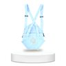 Canguru Cadeirinha Bolsa Mochila Portador Ergonômico Carregar Bebê Mamãe Papai Posições 3 em 1 Azul - 1