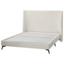 Ver imagem 1 de Kit Cabeceira e Base Cama Box Orgânica Montreal 164x215cm Queen Size Bouclê - Sofa Store:bouclê Bege