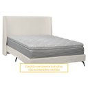 Ver imagem 7 de Kit Cabeceira e Base Cama Box Orgânica Montreal 164x215cm Queen Size Bouclê - Sofa Store:bouclê Bege
