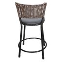 Ver imagem 5 de Kit 4 Banquetas Baixa Hawai Café - Assento Branco