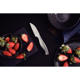 Faca Cortar Descascar Legumes Frutas Aço Inox 3' Tramontina:prateado - 3