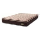 Ver imagem 1 de Colchão Casal Espuma D33 Pillow Top Millenium 138x188x19cm Marrom/Branco Hellen