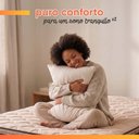 Ver imagem 6 de Colchão Casal Espuma D33 Pillow Top Millenium 138x188x19cm Marrom/Branco Hellen